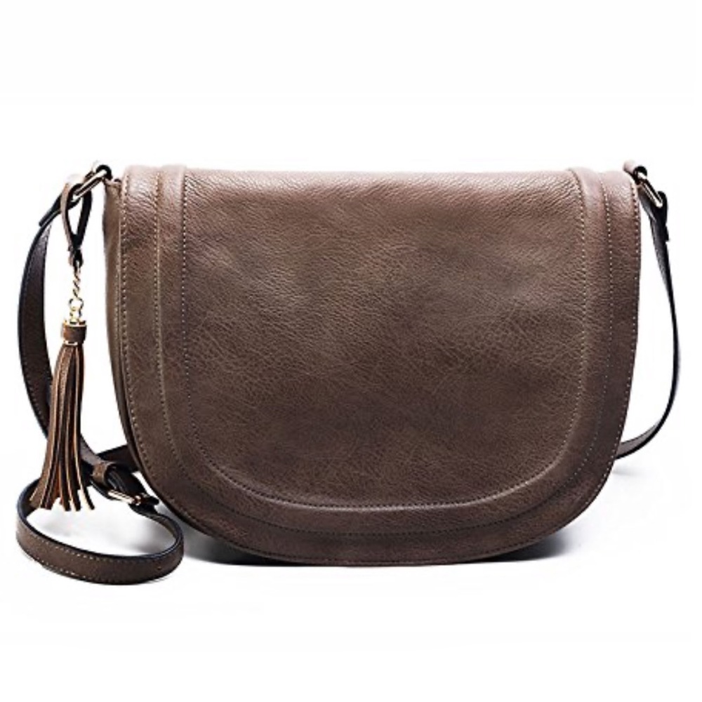 AMELIE GALANTI | Large Saddlebag Crossbody Bag